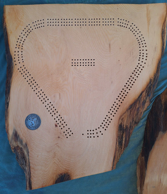 Cribbage  Board - Large Triangular Huon Pine