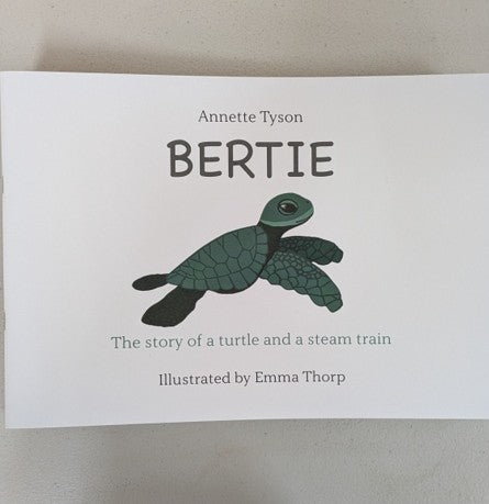 #Bertie", the story of a turtle and a steam train