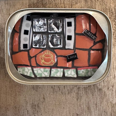 Cafe Scene #2 in a Tin