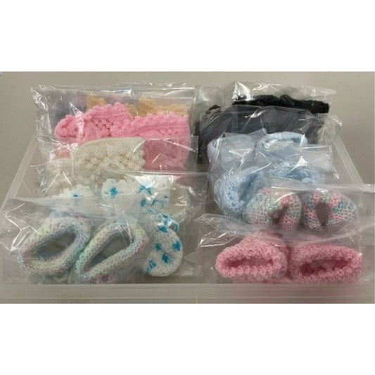 Knitted Baby Booties