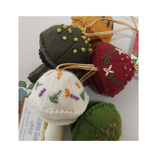 Hand - stitched Mushroom