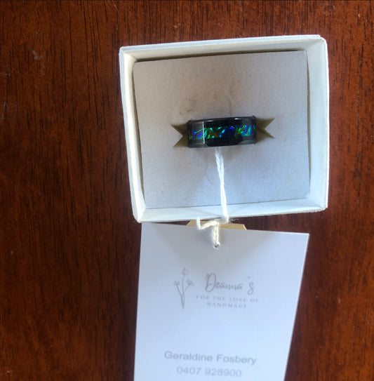 Ring Black with Dicrolam