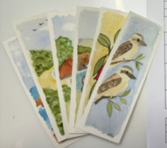 Watercolour Bookmarks
