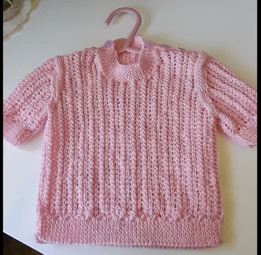 Child’s Pink Knitt Top