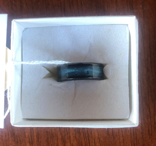 Ring Black with Mica/Abalone