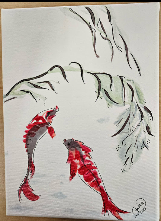 Koi in Willow