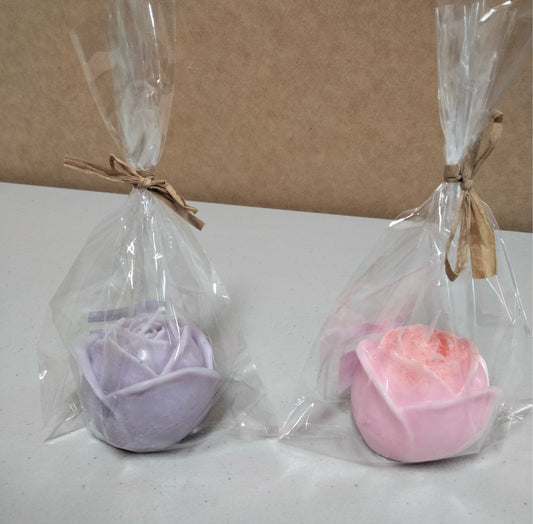 Sml Soy Wax Flower Candle