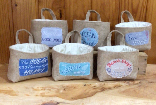 Hanging Hessian Tub