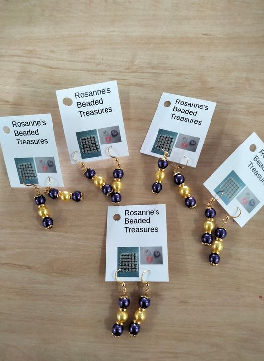 Relay For Life Earrings