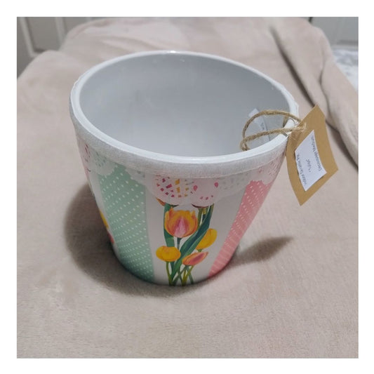 Decoupage Pot Holder Large