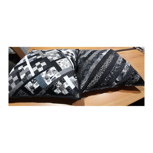 Patchwork Cushions (black and white)