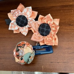 Hair Clip with flower