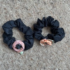 Hair Scrunchie with flower