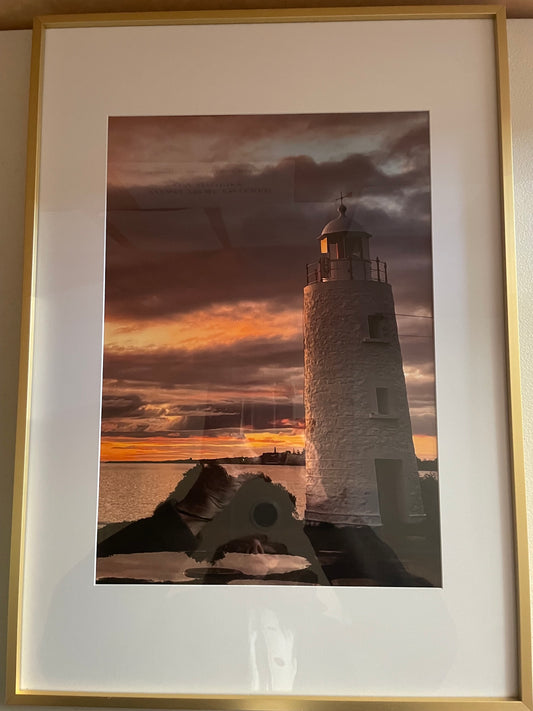 Sunset at She Oak Leading Light