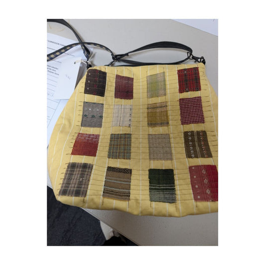 Yellow Check Bag