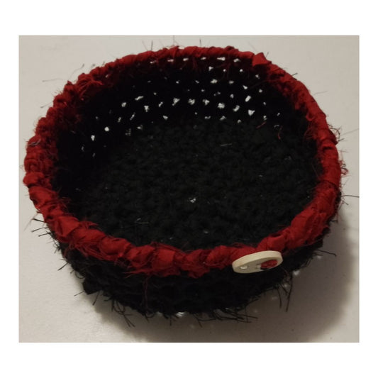 Crochet Fabric Basket (Large)