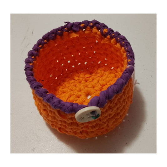 Crochet Fabric Basket (Medium)