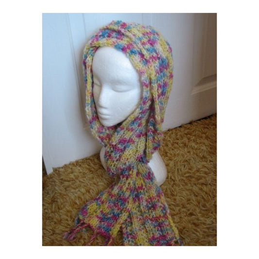 Multicoloured Scarf Double Wrap