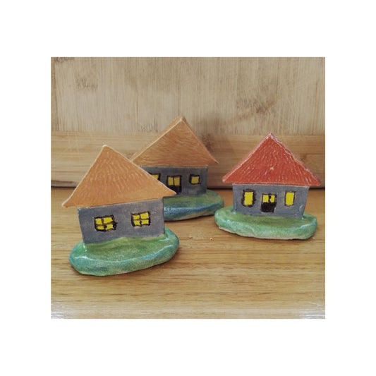 Ceramic Cottage on Stand