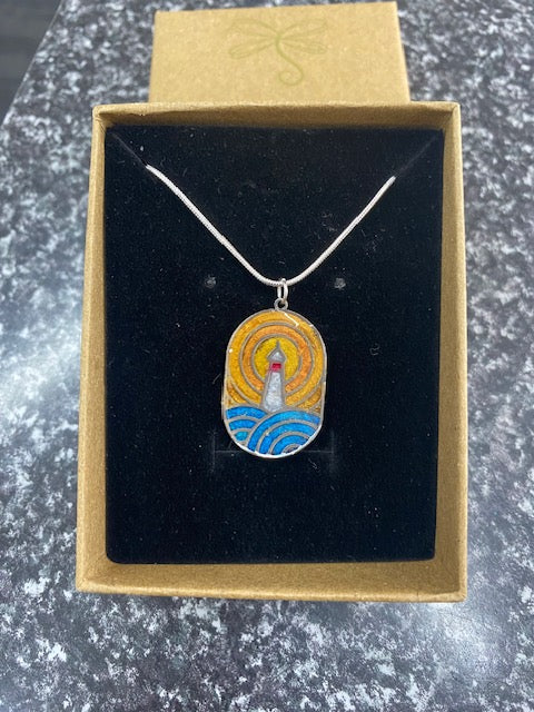 Resin Art Necklace