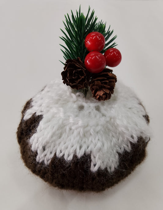 Knitted Xmas Pudding