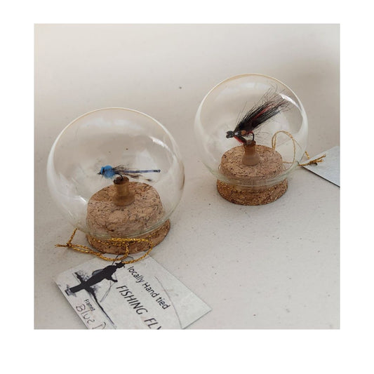 Fishing Fly Glass Dome