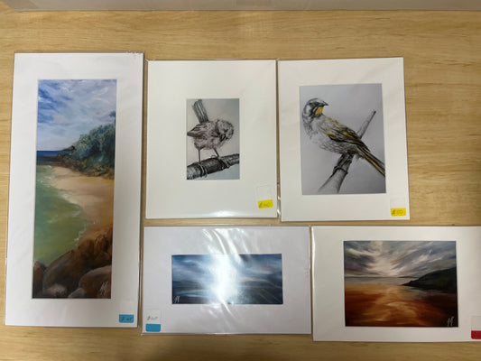 Various Mounted Prints