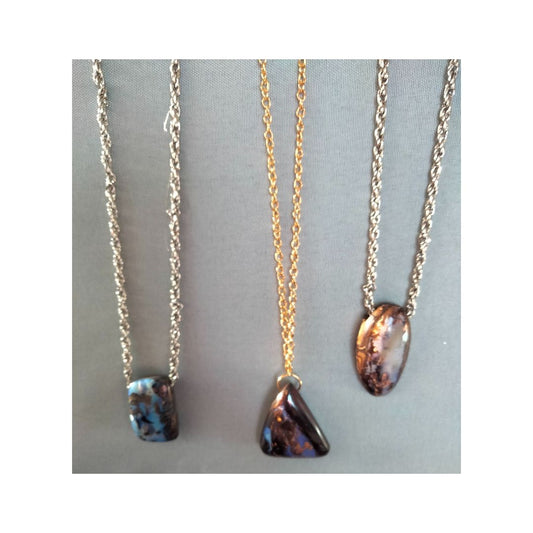 Medium Boulder Opal Necklace