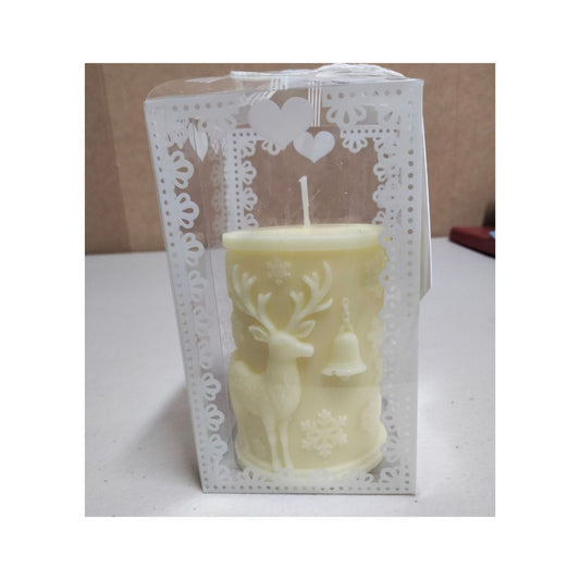 Christmas Deer Candle