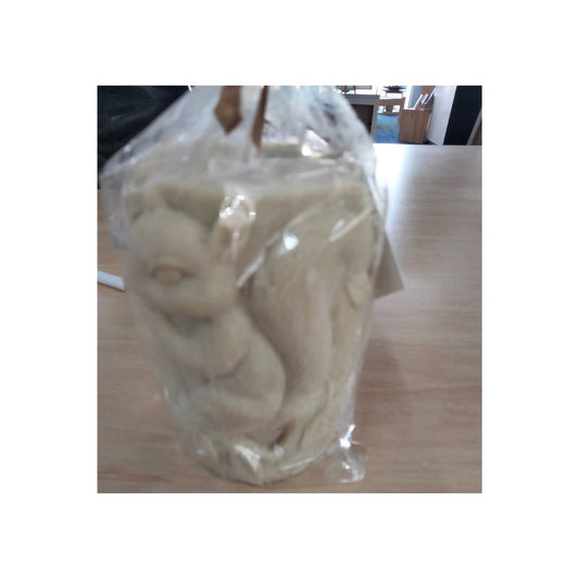 Soy Wax Squirrel Pillar Candle (325g+)