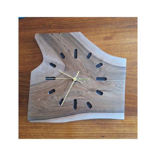 Wall Clock - Walnut Figured