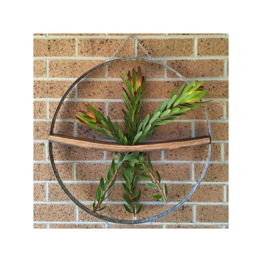 Rustic Wall Art - Single Hole