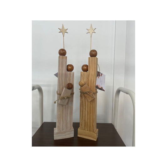 Wooden Nativity Scene