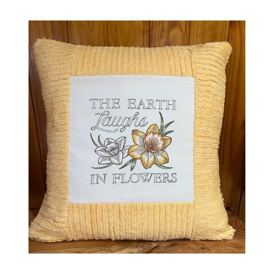 The Earth Laughs Cushion