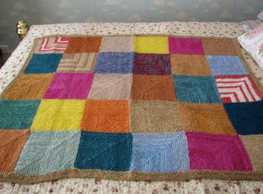 Rug - Multi Coloured Squares