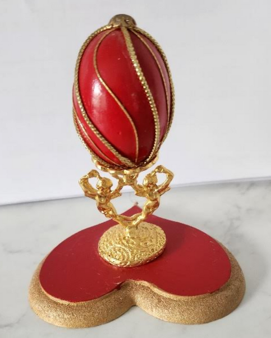 Red Gold Decorated Egg