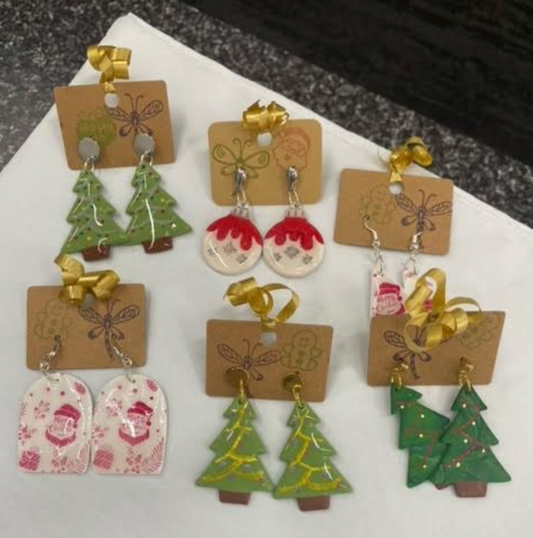 Xmas Polymer Dangles