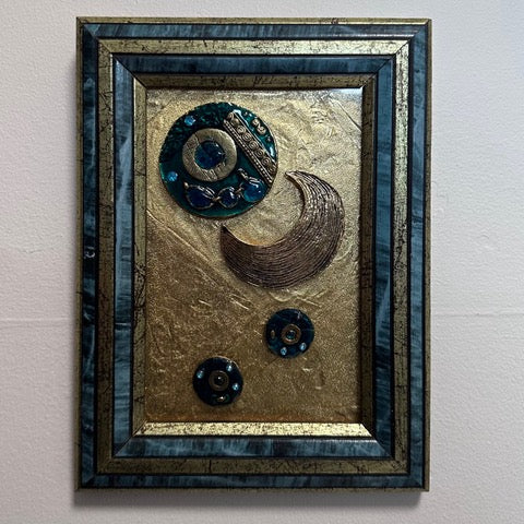 Sun, moon and stars assemblage