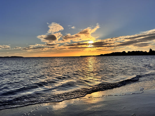 Sunset at Lagoon Beach