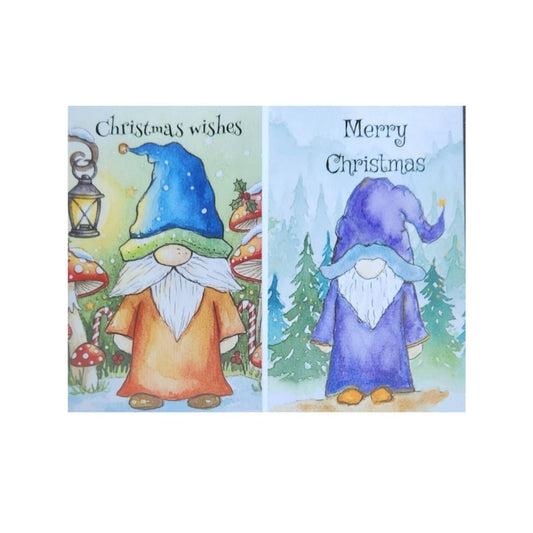 Original Art Print Xmas Card