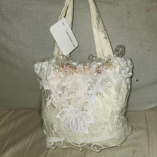 Lace Mini Tote Bag
