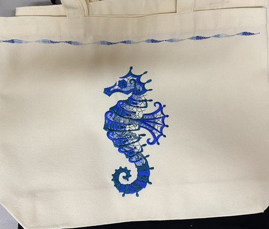 Embroidered Tote Bag